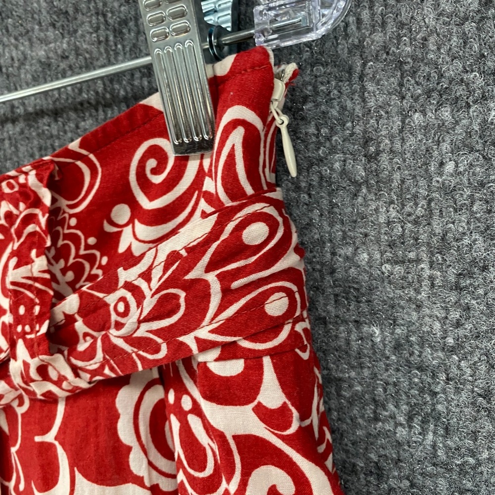 Ivy Jane Skirt Womens 12 Red Pleated Flowy Peasant Boho Cottagecore Gypsy Casual - Picture 3 of 9